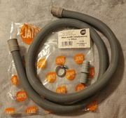 Wąż odpływowy do pralki L 150 cm firmy Jano, łącznik i obejma