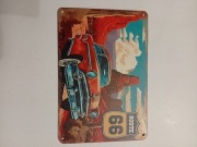Tablica drewniana do powieszenia Route 66 21,5x15,5 cm