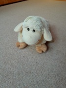 Owca pluszowa maskotka przytulanka i poduszka 