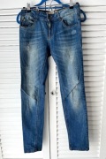 ZARA Trafaluc Premium Wash jeansy postarzane 34 36