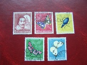Szwajcaria 1956 Kasowane Fauna Owady