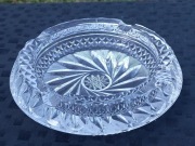 Kryształowa popielnica duża