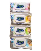 Chusteczki dla dzieci Pure, 120 szt., 4 warianty