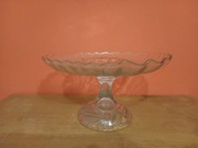 Unikalna szklana patera na nóżce! Okazja!