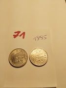 Moneta Włochy Italy 100 ONZ - FAO 1995