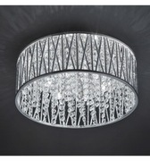 Lampa plafon żyrandol ITALUX VANESSA 40 cm SZKLANE KRYSZTALKI