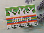 Kartka wielkanocna handmade A6+koperta 2#3