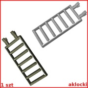 LEGO 6020 DRABINA 7x2 jasny szary/LBG ciemny szary/DBG - 1 szt
