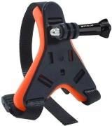 Uchwyt GoPro Do Kasku - mocowanie na szczękę - kolor pomarańczowo-czarny