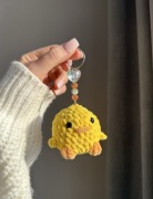 Brelok kaczka na szydełku