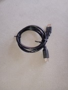 kabel przewód przedłużacz USB A długość 1m czarny nowy