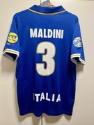 Koszulka piłkarska Piłka Nożna Paolo Maldini Italia Euro L XL Vintage