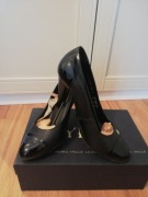 Czółenka czarne, rozmiar 39, RYŁKO