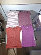 H&M Zestaw 4 szt. Koszulki Damskie Rozmiar S 