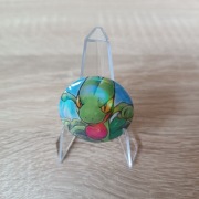 Holograficzna Przypinka HOLO handmade Pokémon Treecko 32 mm