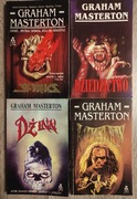 4 x książki Graham Masterton - Wyklęty - Sfinks - Dżinn - Dziedzictwo 