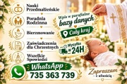 Nauki Przedmałżeńskie Zaświadczenia dla Chrzestnych Bierzmowanie Cały Kraj