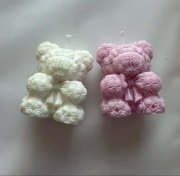 świeczka miś Podziękowanie dla gości na chrzest, wesele, wieczór panieński