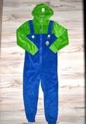 6 ^ Super Mario Luigi strój przebranie piżama 12/13 Lat_152/158 cm 