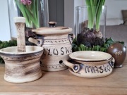 Piekny komplet ceramiczny marka Bogucki