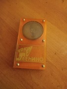 Pamiątka bitwy pod Lenino-ziemia z pola bitwy!1968