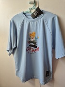 T-shirt błękitny  miś 140/146 NUNU