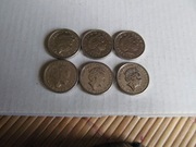 5 pensów - zestaw menniczy 6szt 