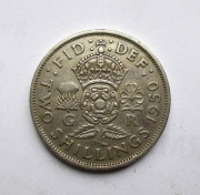 2 Szylingi (floren) 1950 r.  Anglia