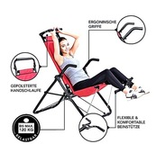 Ławka inwersyjna plecy,tłów,brzuch,nogi MAXXMEE 