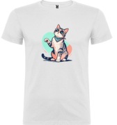 Koszulka damska POWAŻNY KOTEK