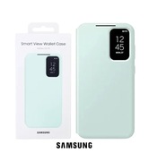 Oryginalne etui Samsung Galaxy S23 FE, Smart View Wallet Case, miętowe