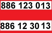 Złoty numer Starter T Mobile 886 123 013  na kartę