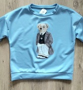 Bluza masełkowa niebieska