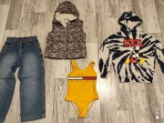 A53.Zestaw ciuchów TOMMY HILFIGER 4szt.!Rozm.134-140