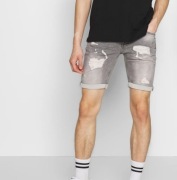 Męskie szorty dżinsowe/cotton BCI/ Only&Sons-szary denim nowe rozmiar XS