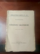 Stendhal Kroniki włoskie 1923