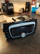 RADIO SONY MP3 2008 ROK Z KODEM FORD FOCUS MK2 LIFT, MONDEO MK4, S-MAX MK1