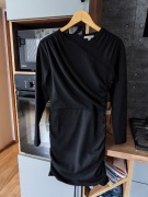 Krótka drapowana sukienka H&M S