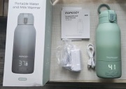 Podgrzewacz do mleka wody Momcozy elektryczny zestaw 500 ml zielony 80 W