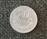 20 groszy  z 1962 roku. 