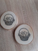 Koszyczek Wielkanocny. Podkładka pod kubek. Dekoracja do koszyczka. 