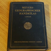 Meyers Geographischer Handatlas - 1928 rok. Piękny!