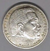 III Rzesza 2 marki, 1939, A, Hindenburg