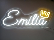 NEON EMILIA IMIĘ PERSONALIZOWANY LED USB 6 LITER  +