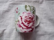 Kubek porcelanowy z różą, nowy, angielski, Churchill 
