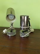 PRL zestaw lamp stołowych.