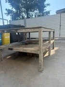 Stół stalowy warsztatowy narzędziowy 180 x 135 x 84 cm.