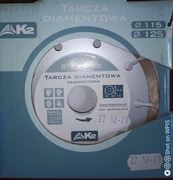 TARCZA DIAMENTOWA SEGMENTOWA STANDARD 115 / K2