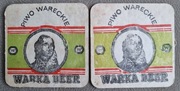 Piwo Wareckie Warka Beer Podstawki Antyk 1975-1985 Stare Wafle Podkładki
