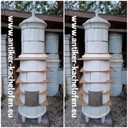 Piec kaflowy zabytkowy, kafle